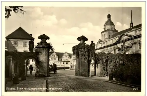 Dessau - Blick vom Lustgarten -119428