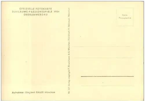 Passionsspiele 1934 Oberammergau -117436