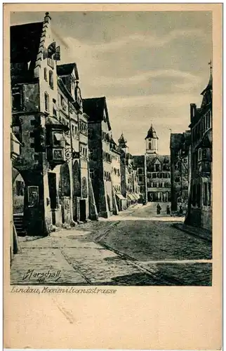Lindau - Maximilianstrasse - sign Marschall -119760