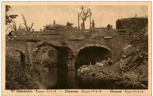 Dixmude - Ruines 1914 1918 -118718