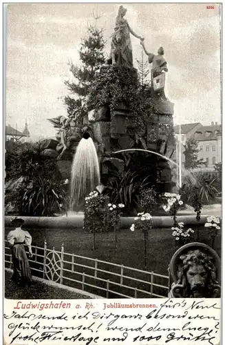 Ludwigshafen am Rhein - Jubiläumsbrunnen -119838