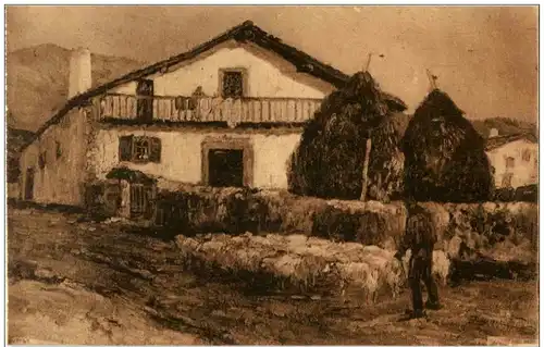 Au Pays Basque - Ferme basque a Osses -118634