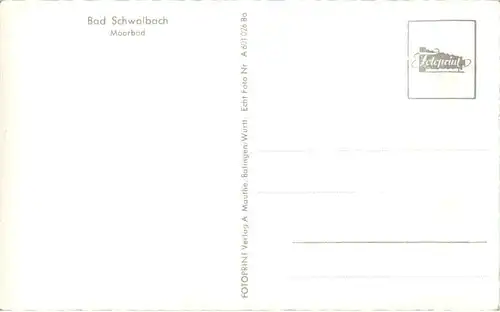 Bad Schwalbach - Moorbad -61700