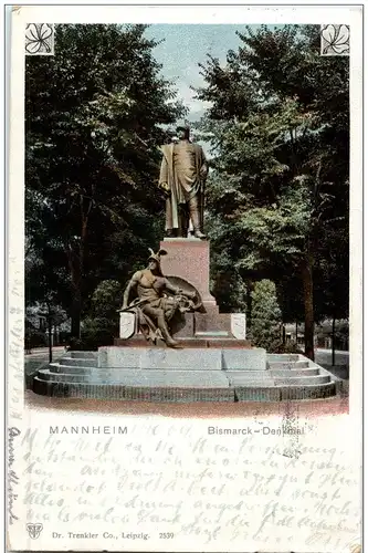 Mannheim - Bismarck Denkmal -117730