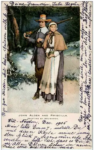 Boughton - John Alden and Priscilla -120004