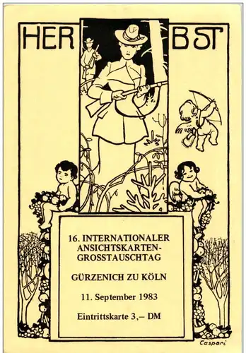 Ansichtskarten Auktion Gürzenich zu Köln 1983 -120174