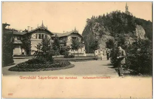 Giesshübl Sauerbrunn bei Karlsbad -118764