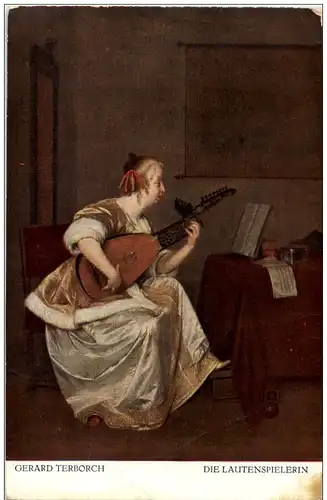 Gerard Terborch - Die Lautenspielerin -118124