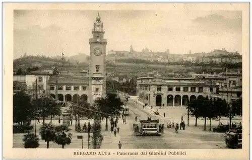 Bergamo Alta Panorama dai Giardini Pubblici - Tamway -120646