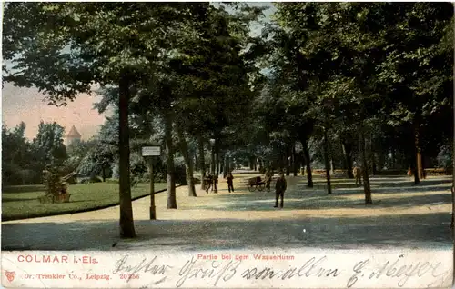 Colmar - Partie bei dem Wasserturm -63598