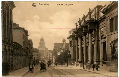 Bruxelles - Rue de la Regence -118666