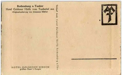 Rothenburg o Tauber - Hotel Goldener Hirsch -119564