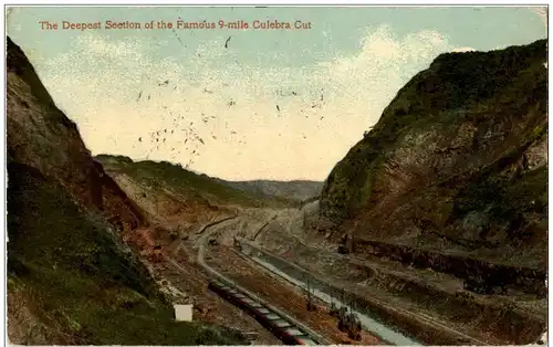 The Deepest Section of the Famous 9 mile Culebra Cut -118822