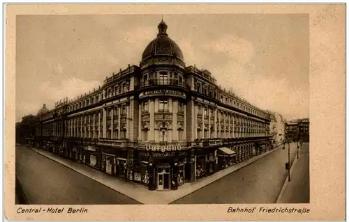 Berlin - Central Hotel - Bahnhof Friedrichstrasse -119946