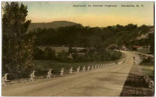 Dansville - Approach on Hornell Highway -118950
