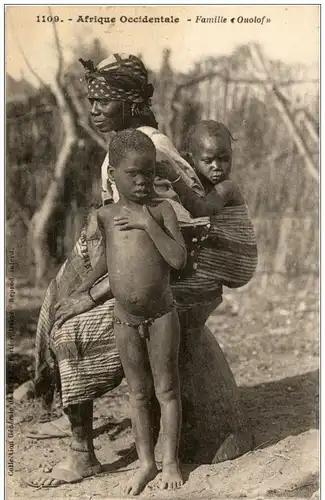Afrique Occidentale - Familie Ouolof -120892