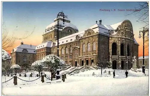 Freiburg im Breisgau - Neues Stadttheater im Winter -119930