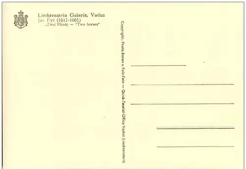 Liechtenstein Galerie - Vaduz - Jan Fyt -121612