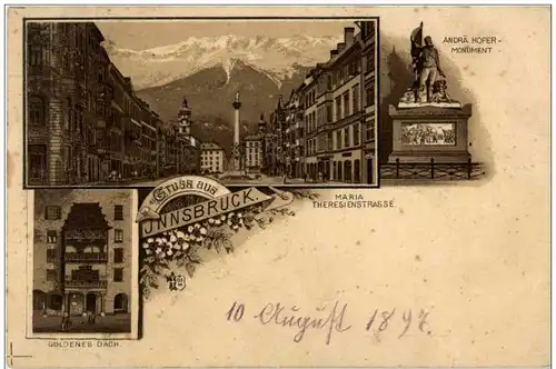 Gruss aus Innsbruck - Litho -119198