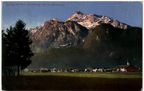 Grödig mit dem Untersberg -119220