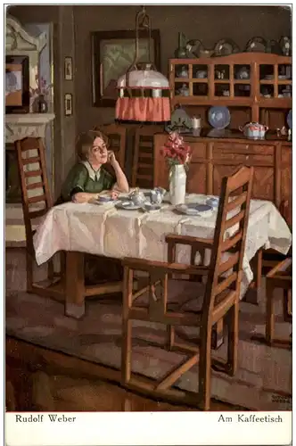 Rudolf Wagner - Am Kaffeetisch -121978