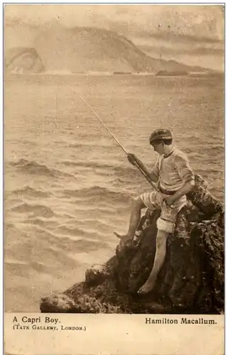 Hamilton Macallum - A Capri Boy - Fishing -122122