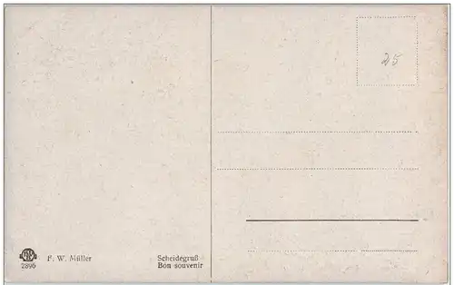 F. W. Müller - Scheidegruss -121890