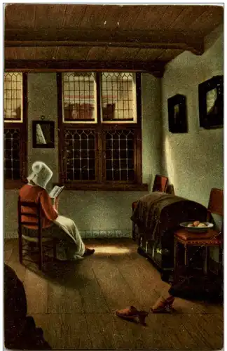 Pieter de Hooch - Inneres einer holl Wohnstube -121918