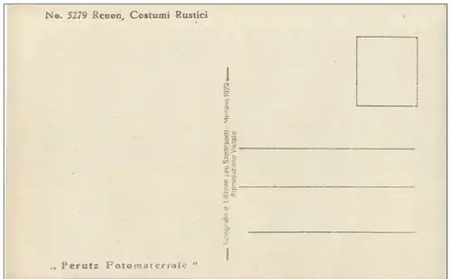 Renon Costumi Rustici -120786