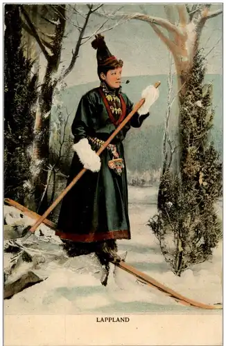 Lappland - Skifahren -120874