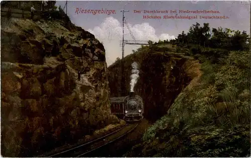 Niederschreiberhau Eisenbahnsignal -64856