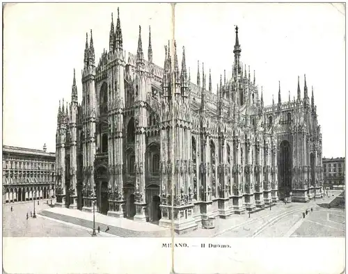Milano - Il Duomo - Klappkarte -120012