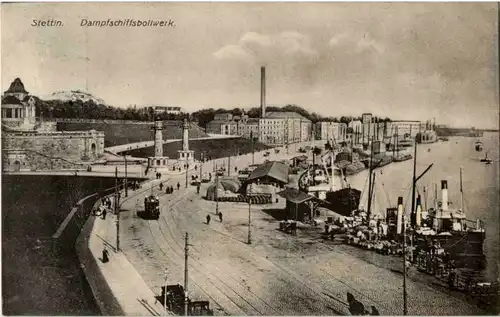 Stettin - Dampfschiffbollwerk -64956