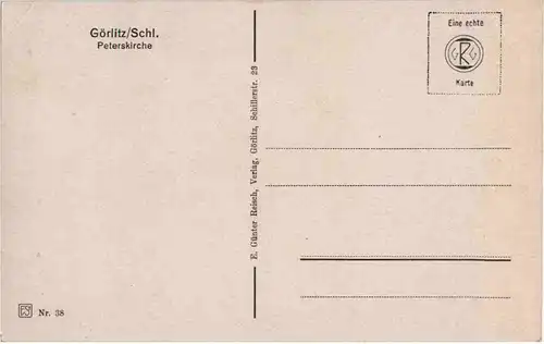 Görlitz Schlesien - Peterskirche -65076