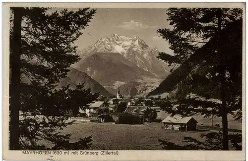 Mayrhofen mit Grünberg -122744