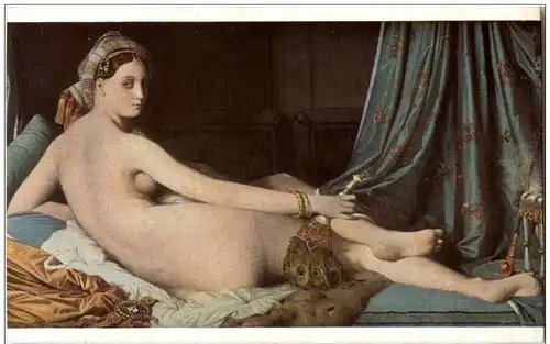 J. A. Ingres - Odaliska - Erotik Nackt -122162