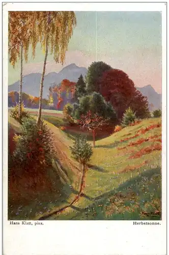 Hans Klatt - Herbstsonne -122594