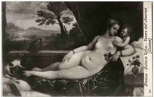 Galleria Uffizi - Venere dell Amorino - Tiziano - Erotik - Nackt -122290