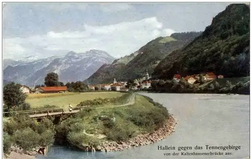 Hallein geegen das Tennengebirge -122968