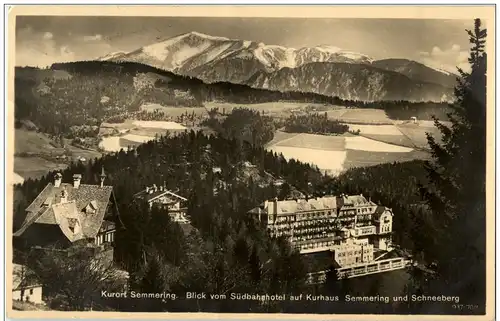 Semmering - Blick vom Südbahnhotel -122920