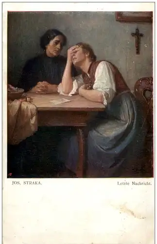 Jos. Straka - Letze Nachricht -123208