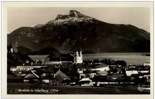 Mondsee mit dem Schafberg -122778