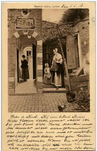 Pieter de Hooch - Hof eines holländischen Hauses -122042