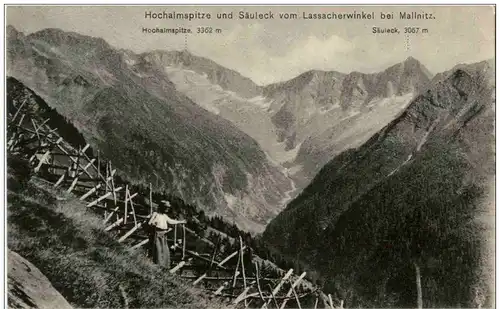 Hochalmspitze und Säuleck vom Lassacherwinkel bei Mallnitz -122916