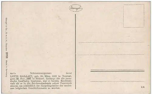 Louis Gallait - Schmerzvergessen - Geige -121892