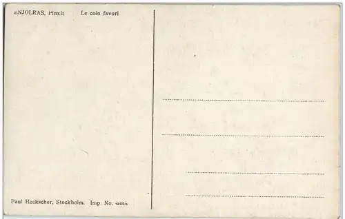 Enjoras - Le coin favori -122212