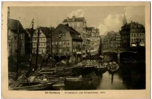 Hamburg - Winserbaum und Winserbrücke -126646