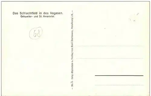 Das Schlachtfeld in den Vogesen - Gebweiler und St. Amarin Tal -123838