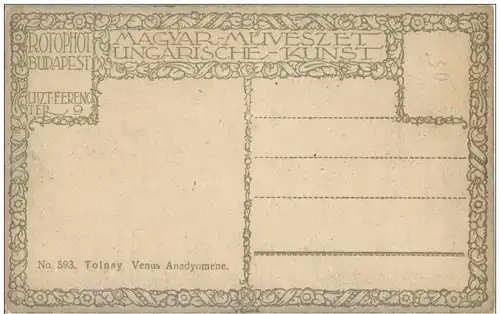 Tolnay - Venus Anadyomene - Nackt Erotik -122272