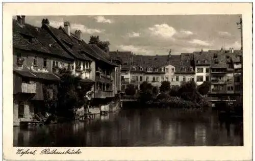 Erfurt - Rathausbrücke -126690